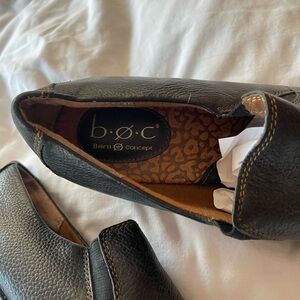 b.o.c. Leather booties.